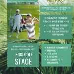 Juniorstage zomer: 18, 19 en 20 Juli
