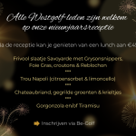 11 Januari 2026: NIEUWJAARSRECEPTIE & DINER 